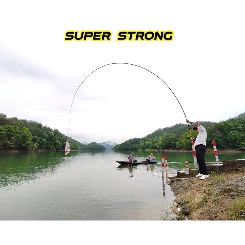 JOSBY Fishing Rods Stream Pole Carbon Fiber Telescopic Fish Tackle  Ultralight Super Hard 2.7/3.6/4.5/5.4/6.3/7.2M Hand - AliExpress