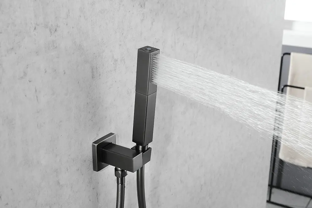 Description Picture 2 of item2024 New Shower Faucet All copper embedded concealed shower set, concealed shower system, constant temperature button switch