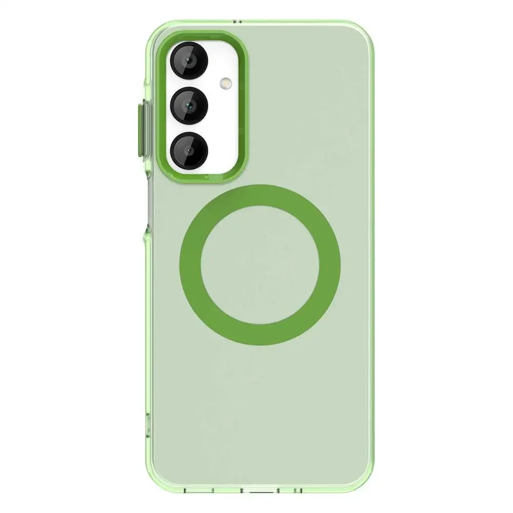 Magnetic Wireless Charging Candy Color Matte Silicone Phone Case