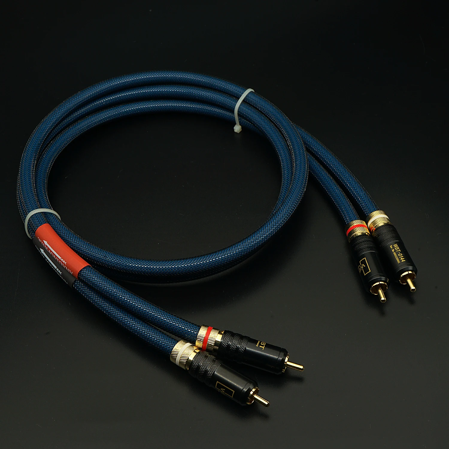 오디오 프리앰프 앰프 DAC용 은도금 두꺼운 도체, 하이파이 SQ88 G5 RCA 케이블 쌍