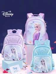 Disney Frozen School Bags For Girls Elsa Anna Primary Student Shoulder Orthopedic Backpack Grade 1-5 Kids Birhtday Gifts Mochila