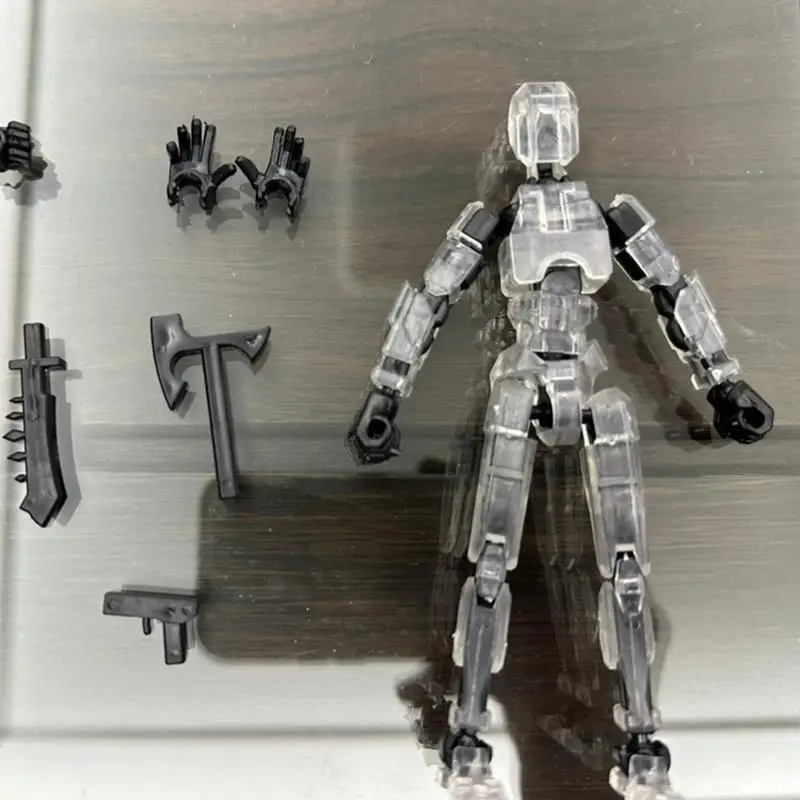 3D Printed Multi-Jointed Movable Shapeshift Kids Robot 3d Mannequin Dummy 13 Action Figures Toys Adults Parent-children Games