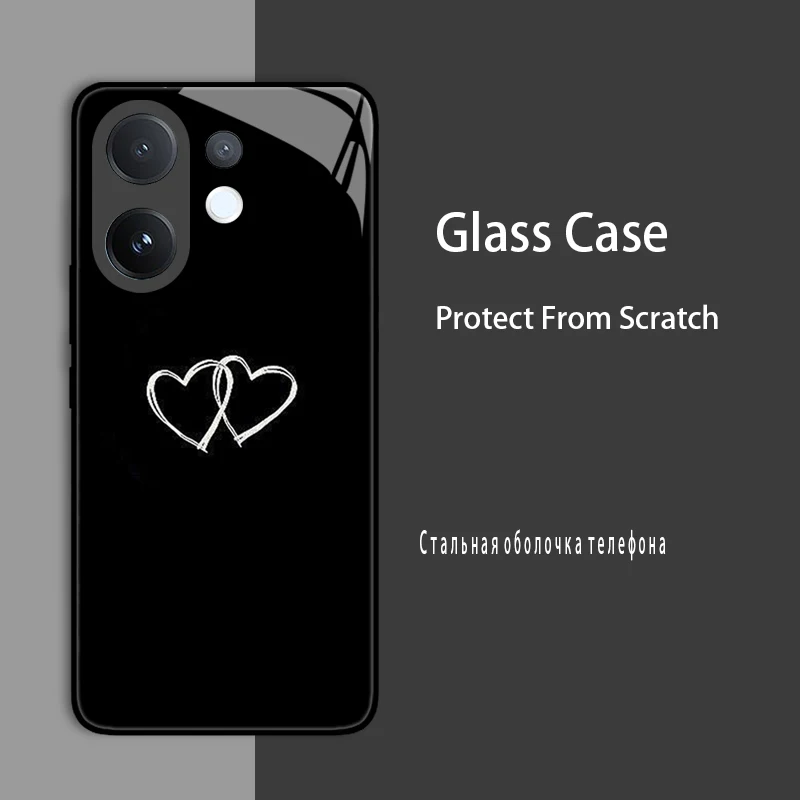 Enhanced Shockproof Tempered Glass & Hard Bumper Protective Case Cover