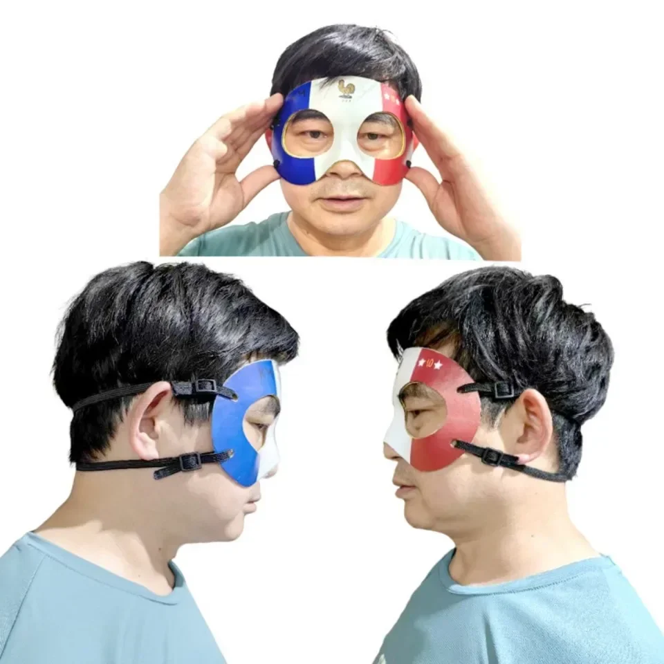 PSG Sporty Mask Protective Face Mask for Athletes Face Guard La Coq Gaulois Mbappe Facial Protection Sports Nose Protection