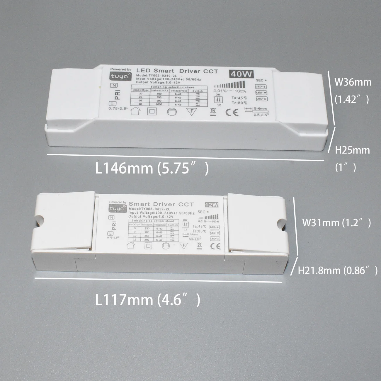 Selectable Current 40W Zigbee LED Driver 600mA 900mA 1000mA Tuya 12W Light Smart Power Supply DIP Switch 130mA 180mA 250mA 280mA
