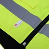 Hi Vis Vest Winter Fleece Lining Reflective Vest for Men Waterproof with Multi Pockets Safety Workwear Sleeveless Waistcoat 4