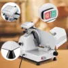 Commercial Meat Slicer - 240W Frozen Meat Cheese Deli Slicer with 10" Stainless Steel Removable Blade, Semi-Auto Meat Slicer 4