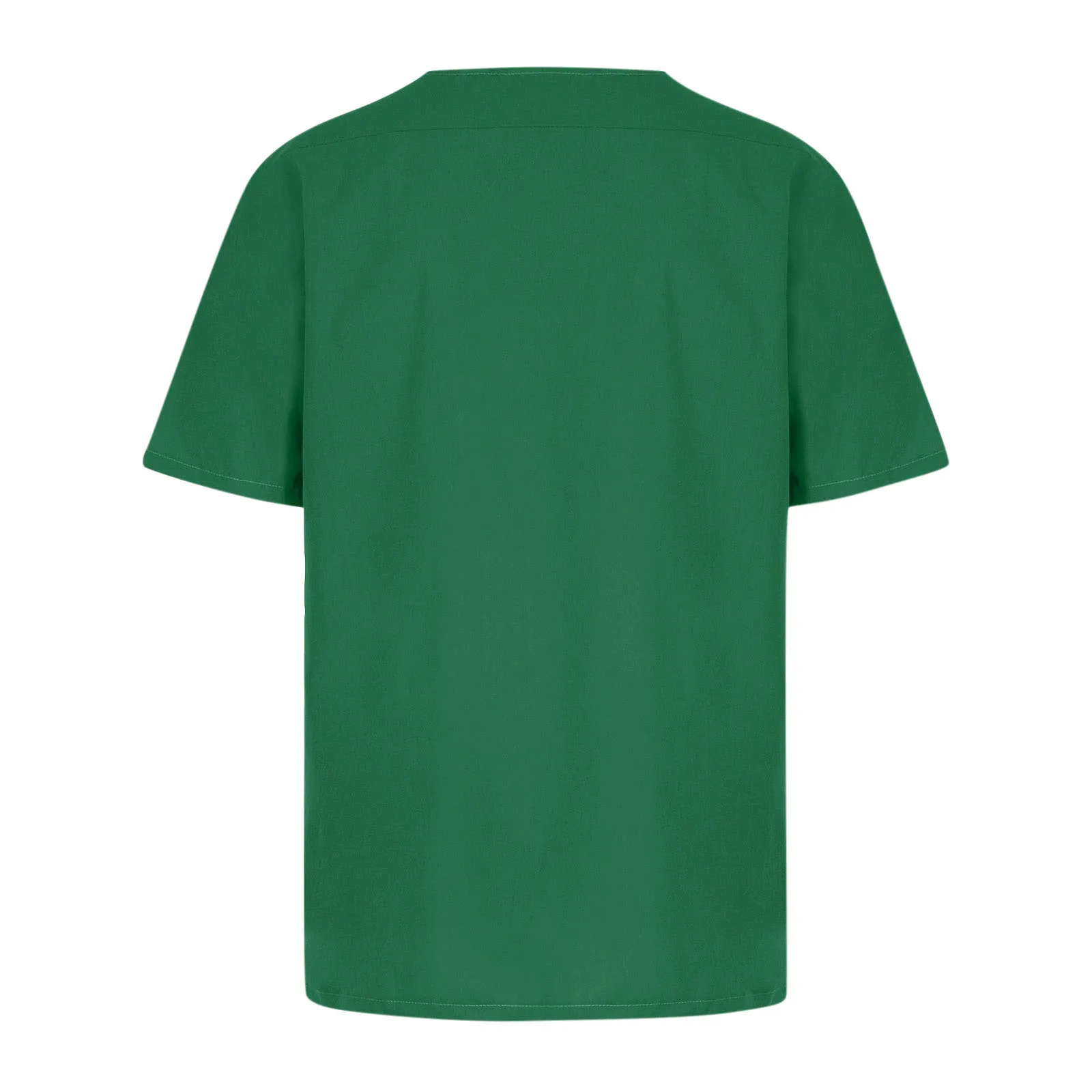 Mens Nurse Uniform Scrubs Tops Solid Color Short Sleeve Nursing Uniforms Healthcare Workers Workwear Blouse Medical Uniform Top