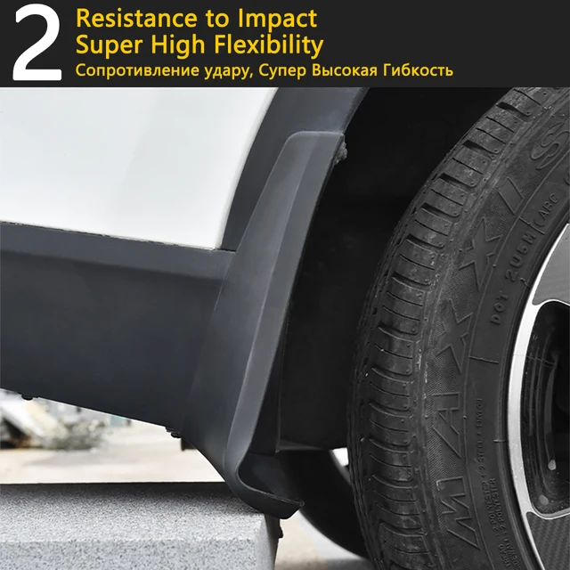4pcs Mudguards for MG 4 MG4 MuLan EV EH32 2022 2023 2024 Part Mudflaps Fender Flares Flap Splash Mud Guards Cover Car Accessorie 5