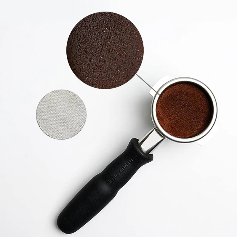 Filtre à café Barista réutilisable en acier inoxydable, plaque en maille,  écran à rondelles expresso, 51mm, 53mm, 58mm - AliExpress