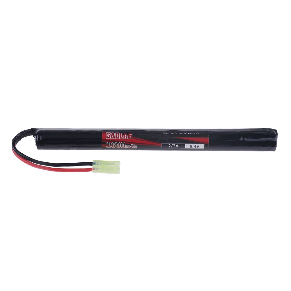8.4V NiMH 1600mAh Mini Flat Airsoft AEG Guns Battery - View #4