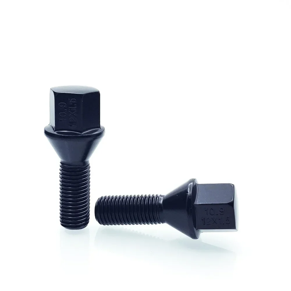 Wheel Lug Bolts M14x1.25 Hex 17mm Cone Seat Thread Length 28/35/40/45/50/55/60mm 1pc