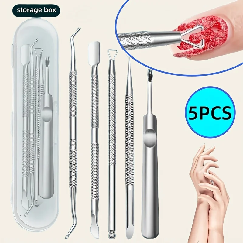 1/5/6개 전문가용 스테인리스 큐티클 니퍼 세트 내구성 있는 손발톱 트리머 살롱 및 가정용, 매니큐어 필수품