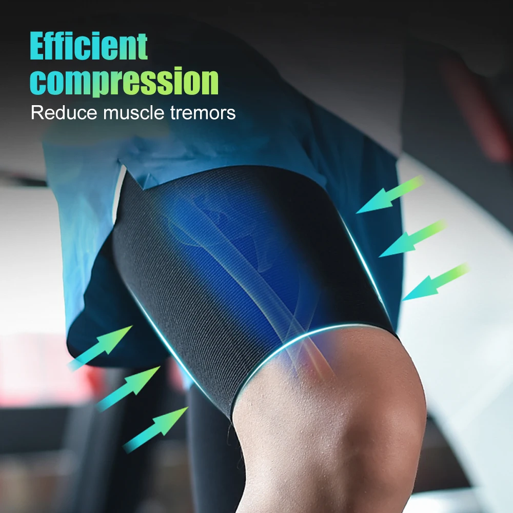 BraceTop Thigh Sleeve For Weight Loss Sports Compression Thigh Wrap Leg Brace Support Pulled Hamstring Strain Injury Tendonitis