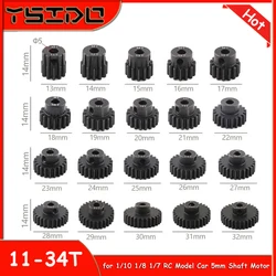 High - Performance Metal Motor Gear Pinion Set - Various Teeth Options for 5mm Shaft Motors (1pcs M1 5mm 14T)
