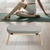 Foldable Meditation Bench Kneeling Meditation Stool for Home Kneeler Meditations Yoga Prayer Coffee/Gray/Green