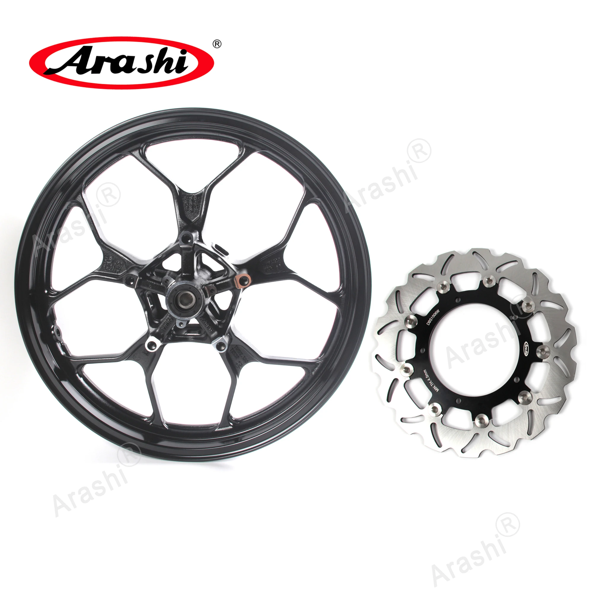 

Arashi Front Wheel Rim Brake Disc Rotor Set For YAMAHA YZF R3 / R25 / ABS 2015 - 2022 YZF-R3 2016 2017 2018 2019 2020 2021