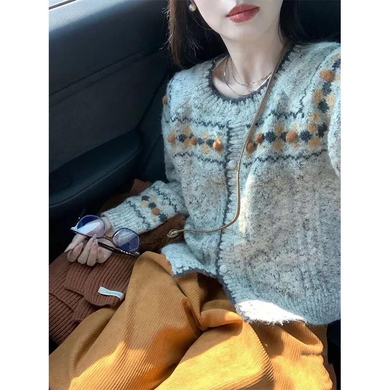 Sweatshirt Femme Court Col Rond - Sweat Femme Sans Capuche