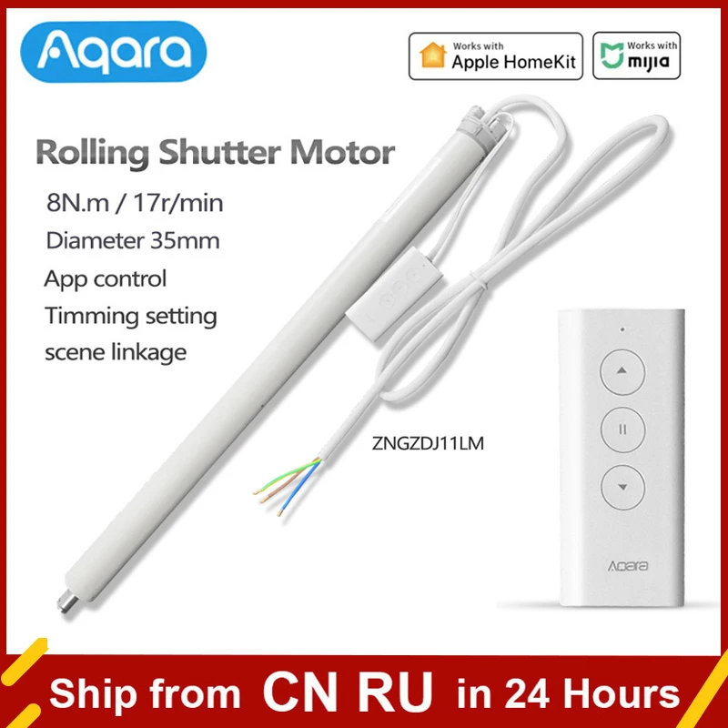 Aqara Motor de persiana enrollable Zigbee Mi Home APP, Control remoto inteligente, ajuste de Ti, Motor de enrollable | - AliExpress