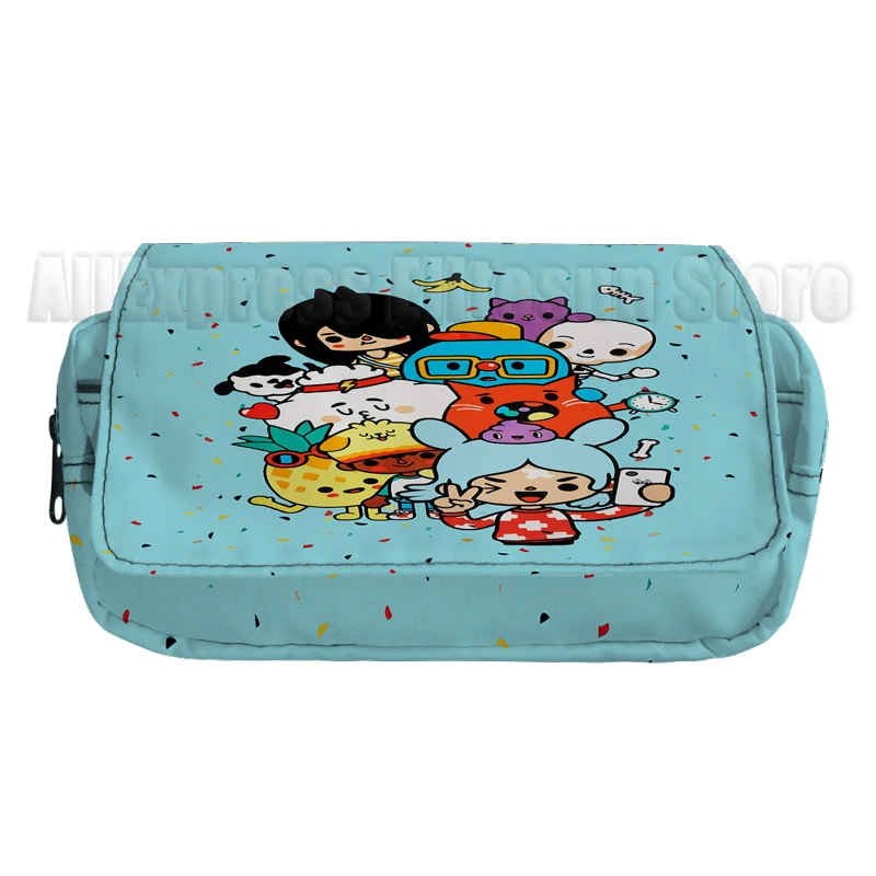 Toca Life World Pencil Case Toca Game School Pencil Box Gift Boys Girls Pencil Bag School Supplies Stationery 2