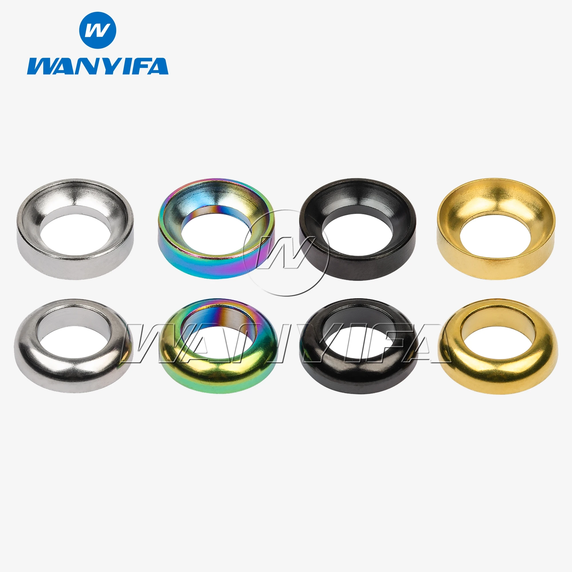 M6 Concave Convex Washers M6 Titanium Screw Washer Titanium Concave
