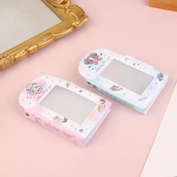 28 slot per carte Raccoglitore per carte fotografiche Carta fotografica Kpop da 3 pollici Album fotografico Cartolina Porta carte fotografiche Cardalbum per fotografie