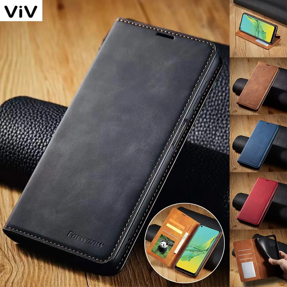 

Кожаный чехол-бумажник для Samsung Galaxy S23 S22 S21 S20 FE Ultra Plus S10 S9 S8 Plus S7 Edge A72 A52s A53 A12 A71 A51, флип-чехол