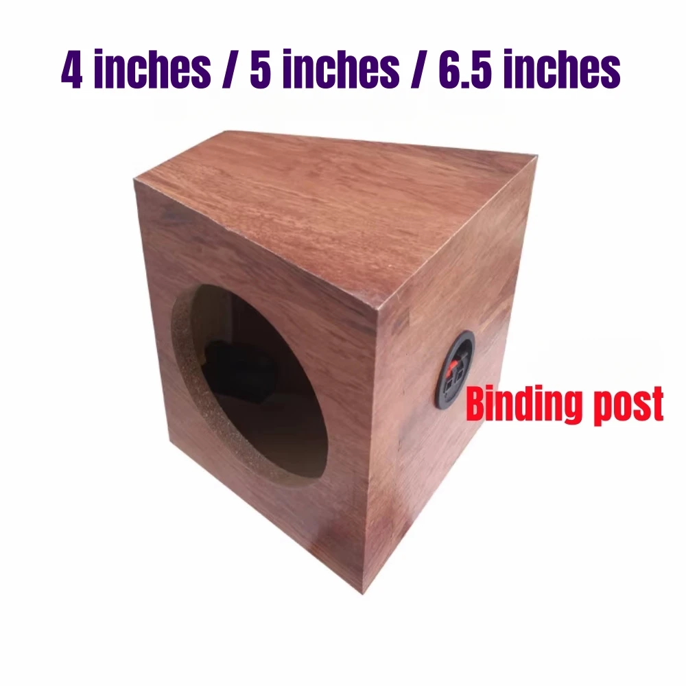Car Subwoofer Box 1 Pcs Triangle shape 4/5/6.5-inch Car/Home Passive Subwoofer Speaker Box Body DIY Car Audio Modification