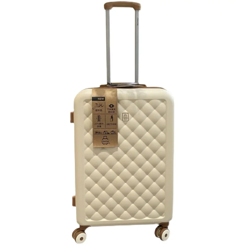 Men Retro 20/24/26 inch Rolling Luggage carry on Trolley Luggage Women spinner brand Travel Bag Password Trolley Suitcase