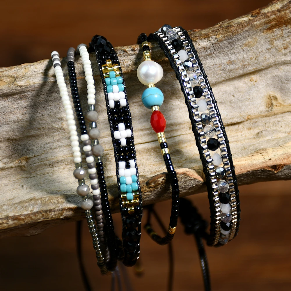 Yumfeel New Vintage Style Bracelets & Bangles for Women Beach Bohemian Colorful Bracelet Jewelry Gifts bangle bracelet