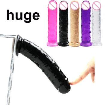 Realistic Dildo Suction Cup Huge Jelly Penis Sex Toys for Woman Men Fake Dick Big Penis Anal Butt Plug Erotic Sex Shop Wholesale Realistic Dildo Suction Cup Huge Jelly Penis Sex Toys for Woman Men Fake Dick Big Penis