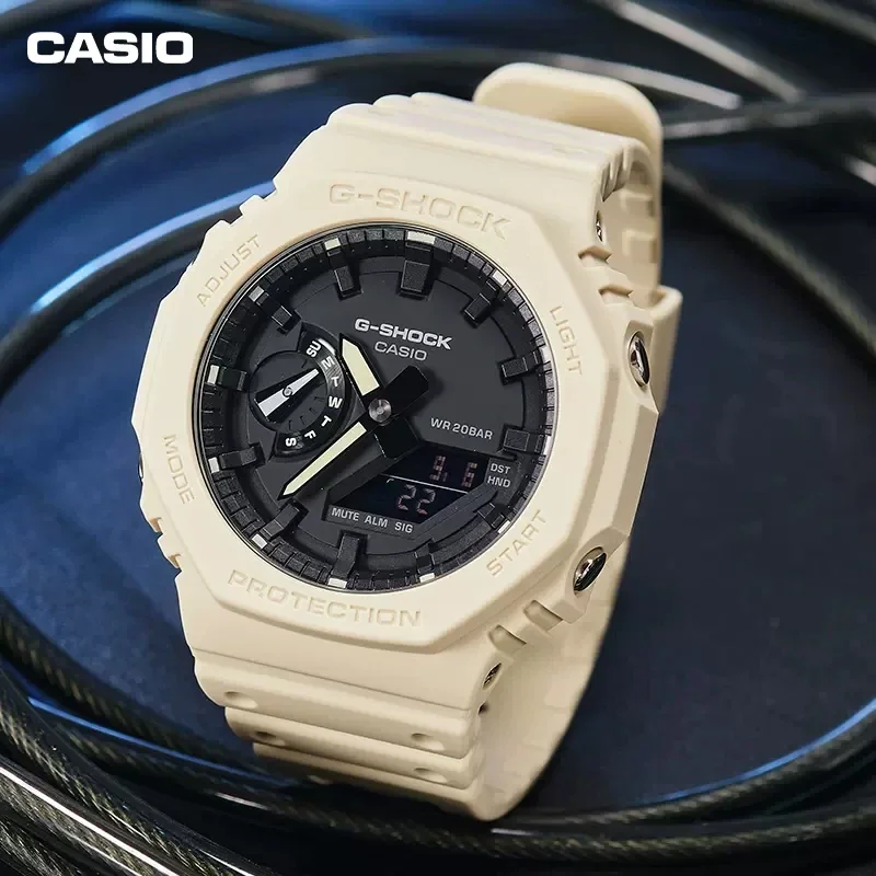 Casio GA-2100 serie pilota da uomo GSHOCK nero impermeabile Versatile estrema moda studente sport calendario orologio elettronico