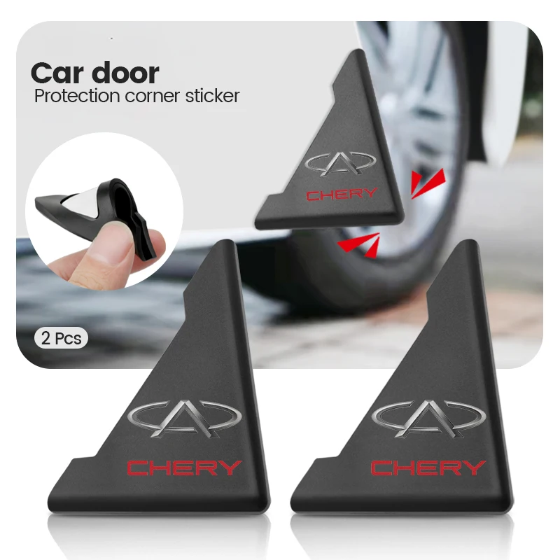 2 Pz Silicone Car Door Corner Cover Antigraffio Protezione Paraurti Adesivi Per Chery Omoda Tiggo Fulwin Arrizo Qq 5X X1 T11 Gx