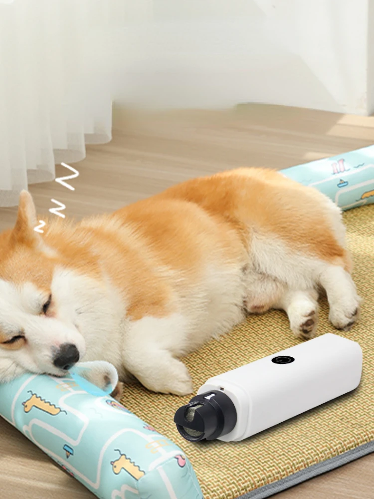 Electric Dog Nail Clippers Quiet Emery Nail Grinder Rechargeable USB Charging Pet Paws Grooming Trimmer Tools Dog Supplies 4