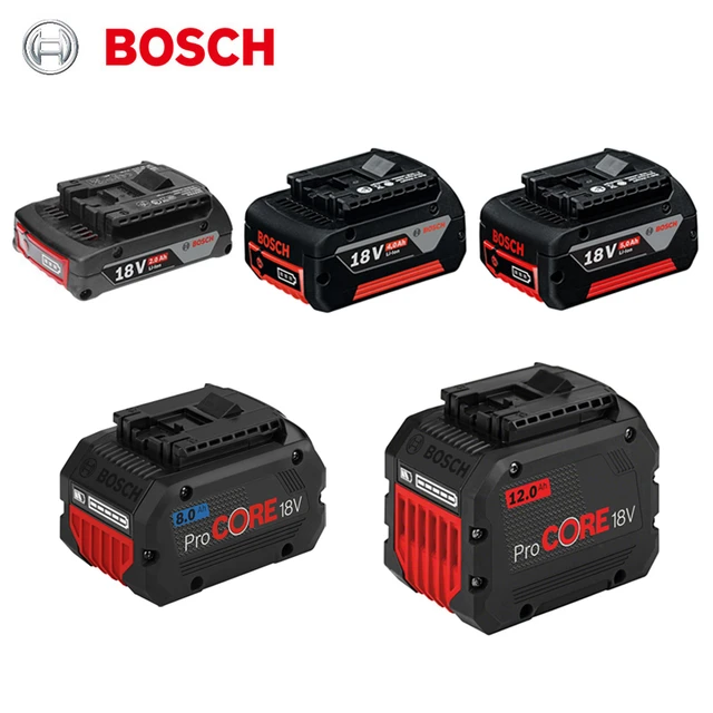 Bosch Original ProCORE Lithium Battery 18V 2.0Ah 4.0Ah 5.0Ah 8.0Ah 12.0Ah  Battery Pack - AliExpress