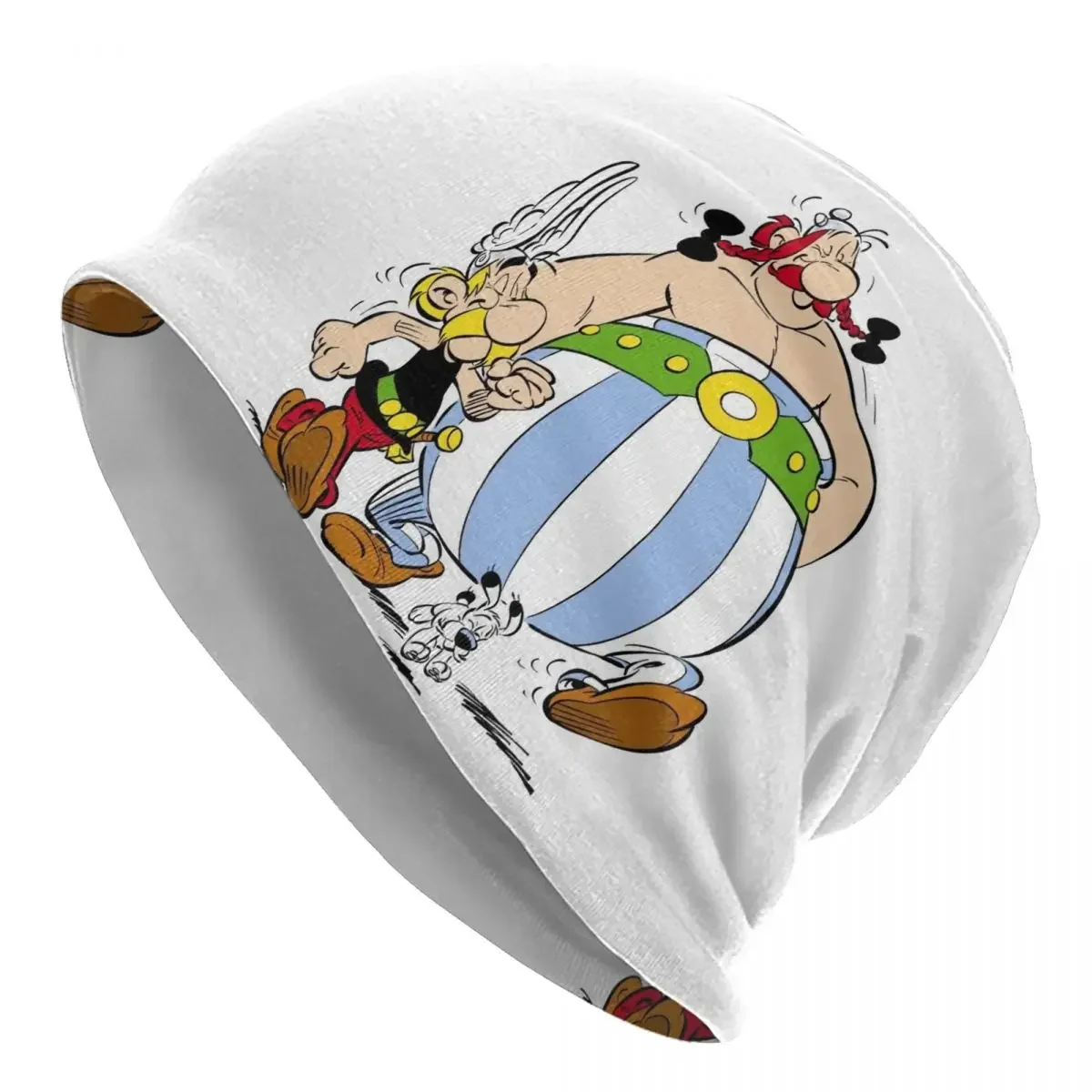 

Asterix And Obelix Skullies Beanies Hats Warm Autumn Winter Outdoor Cap Knitted Bonnet Caps for Men Women Adult