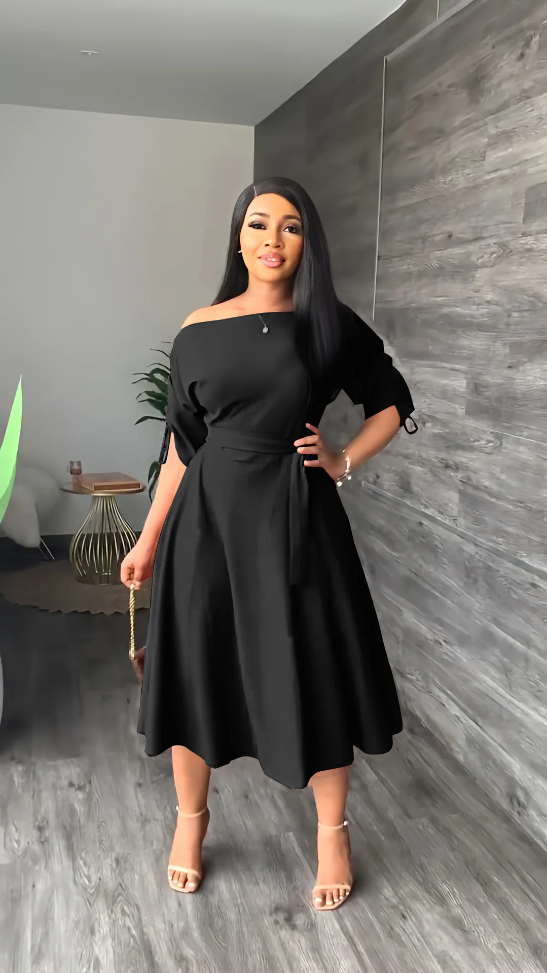 dress formal Flattering Long Sleek Formal Dress Rusty Rose / 12