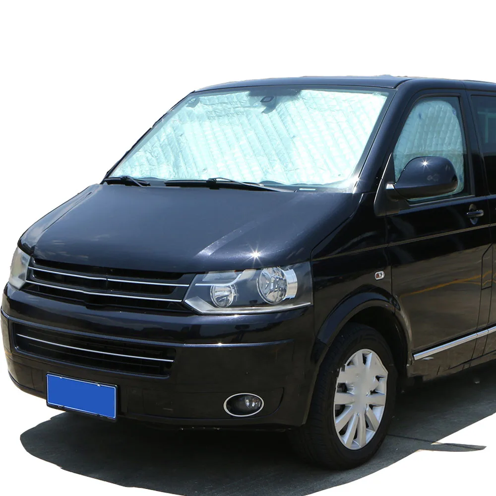 Housses Pare-brise Thermiques Pour VW Crafter (depuis 2016) - Lot De 3, Protection UV, Intérieur/extérieur