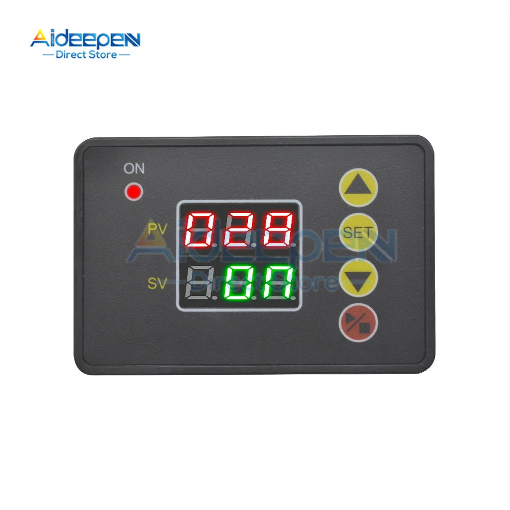 T2310 DC 12V 24V AC 110V 220V Programmable Digital Time Delay Switch Relay Open Timer Control Module On/Off Switch With Buzzer 4
