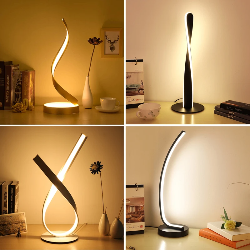 Personality Eye Protecyion Reading Lighting Table Light Creative LED Living Room Dimming Remote Control Touch Decor Desk Lamp