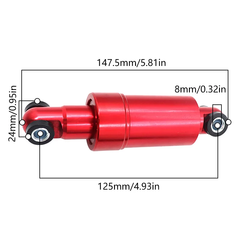 Red 125mm