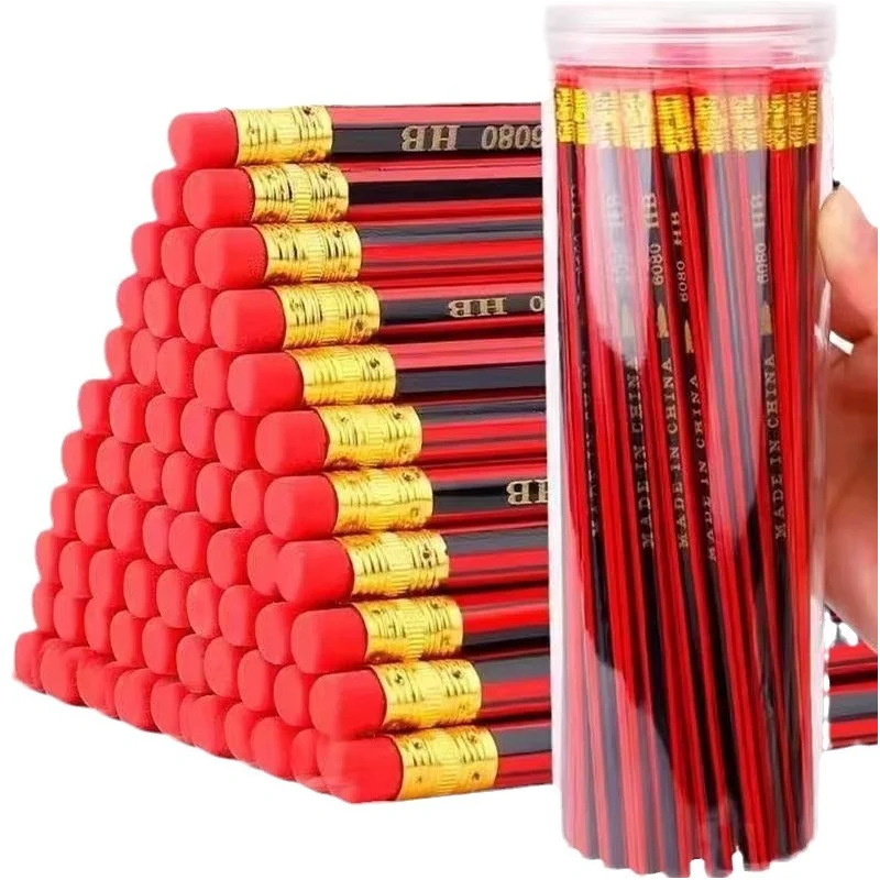 30-150 قطعة HB قلم رصاص المدرسة الابتدائية سجل غير سامة سداسية قلم رصاص رسم الكتابة رسم الأطفال الطلاب اللوازم المدرسية