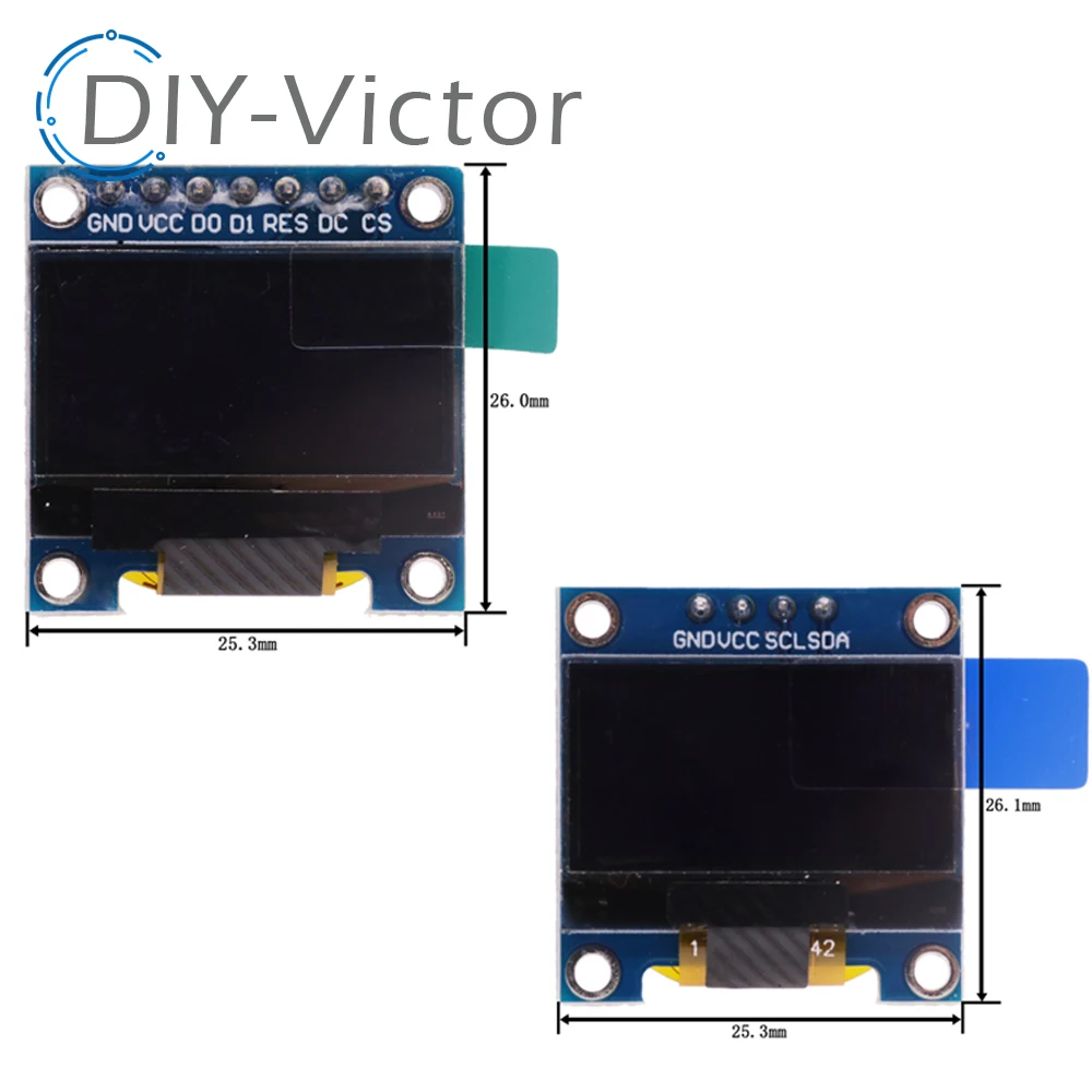 0.96 inch IIC Serial 4pin 7Pin OLED Display Module display module lcd display module oled display module oled development board 128X64 I2C SSD1306 LCD Screen Board for arduino oled