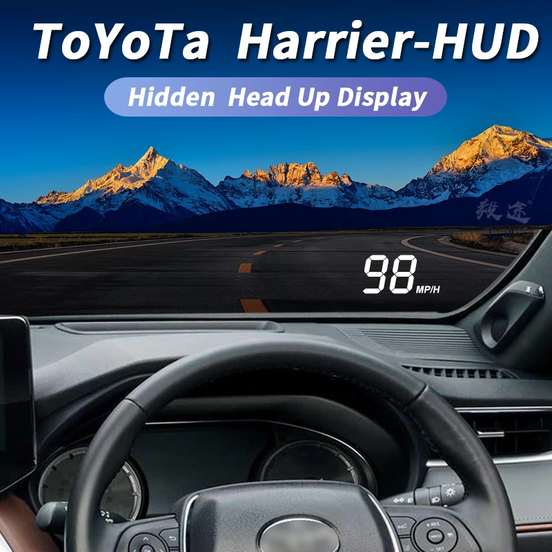 

The Yitu HUD is suitable for Toyota Lingfang Harrier right-hand drive special vehicle modification with a hidden head up display