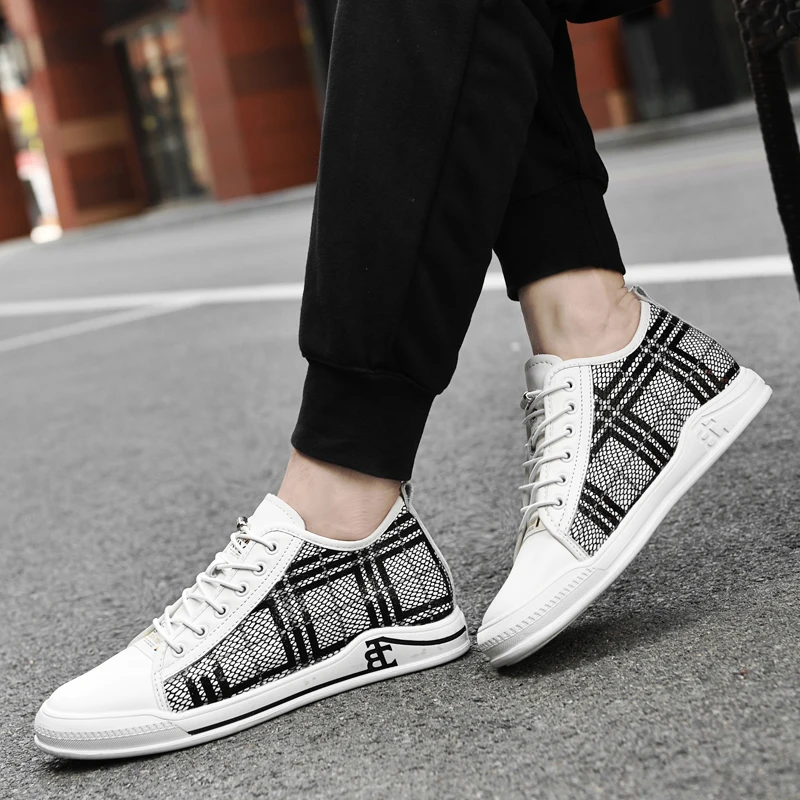 Alibaba Zapatos Hombre 2018 Lift Men Sneakers Elevator Shoes Hidden Heels  Breathable