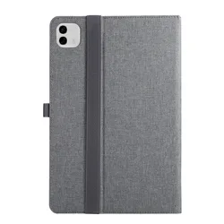 Enhanced Fabric Stand Shockproof Tablet Protective Cover with Straps for Honor MagicPad 4Pro (Grey)