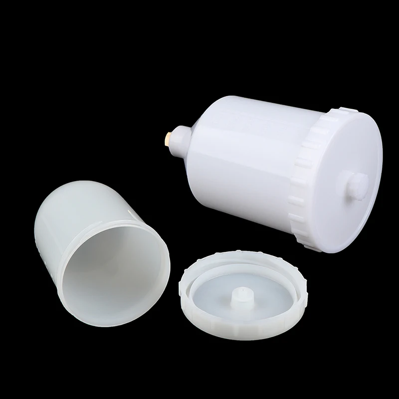 125/250/600ml Plastic Spray Paint Cup Sprayer Cup Air Gravity Feed Paint Spray Pot Thread Connector For Gun Parts