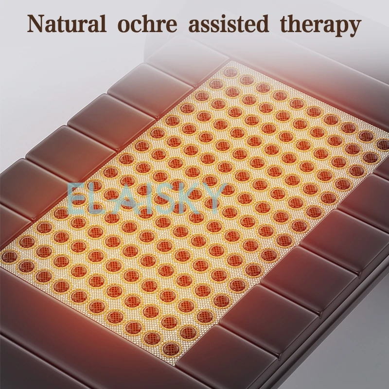 Electric Jade Stone Heating Thermal Massage Bed Multifunctional Full Body Warm Physiotherapy 4D Lifting Function Bluetooth Music