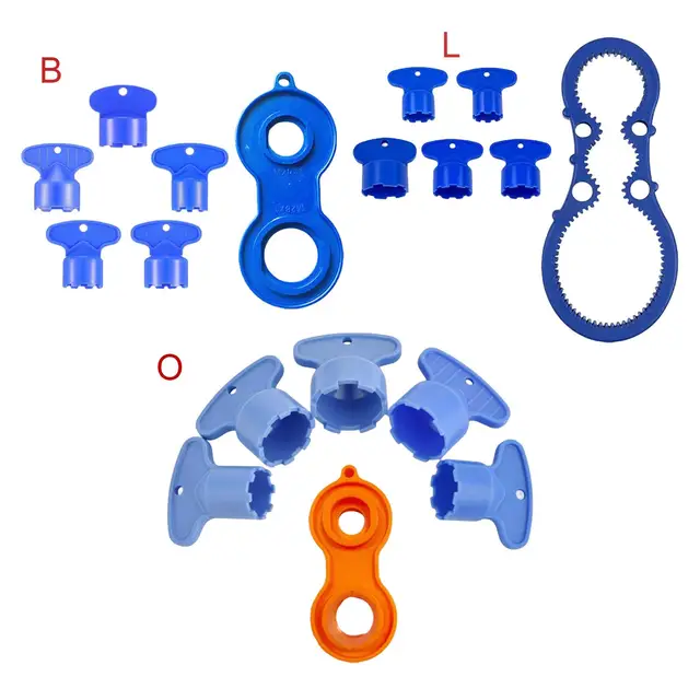 กุญแจถอดหัวกรองก๊อกน้ำ 6 ชิ้น, เครื่องมือถอดหัวกรองก๊อกน้ำ 1