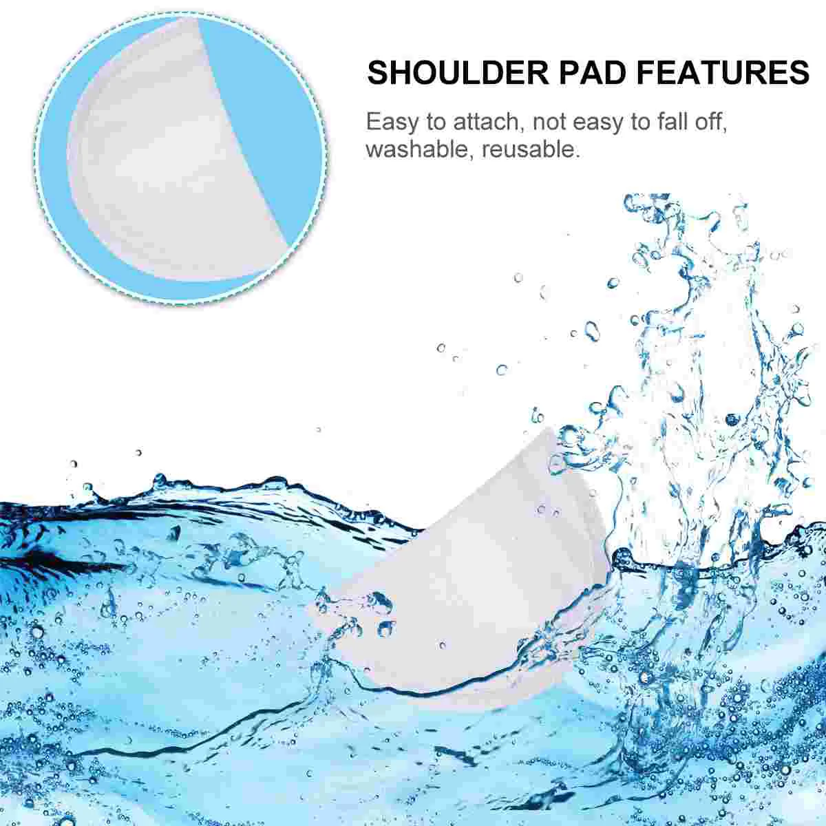 Shoulder Pads Pad Foam Enhancer Sewing Sponge Soft Shirt Push Up